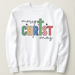 Sudadera El doodle navideño moderno de moda Merry