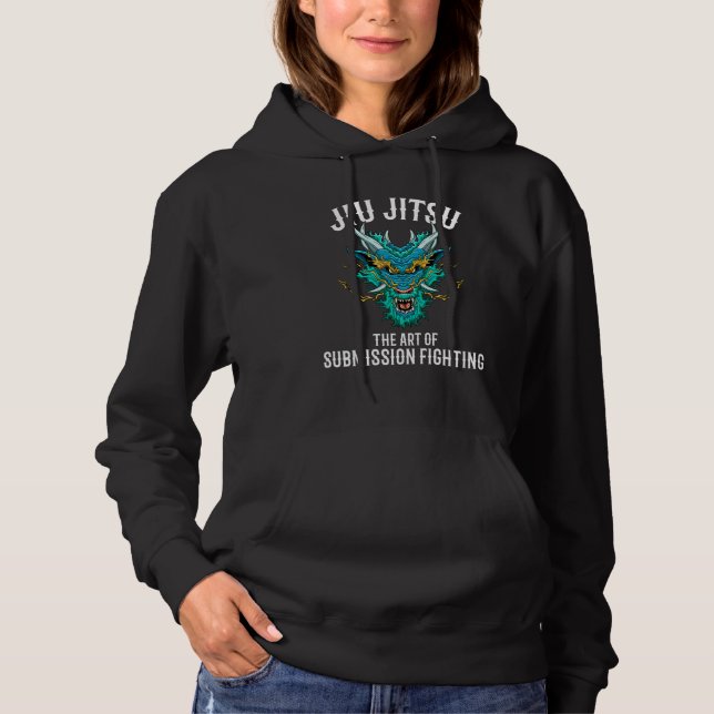 Sudadera El Dragón de Sumisión Grappling Jiu Jitsu (Anverso)