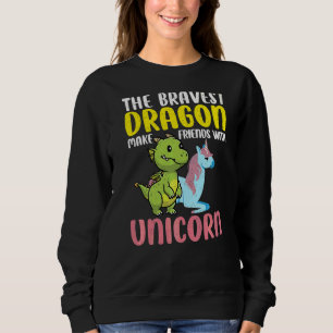 Sudadera El Dragón más Valiente de la Criatura Mágica Unico