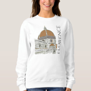 Sudadera El Duomo Florence Italy Pen and Ink Drawing