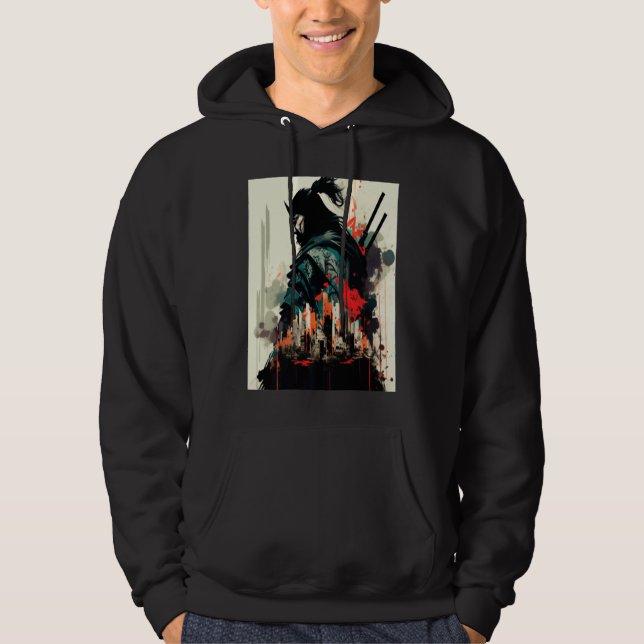 Sudadera El eco del guerrero (Anverso)