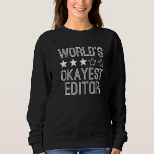 Sudadera El editor más o menos del mundo  Editor  1