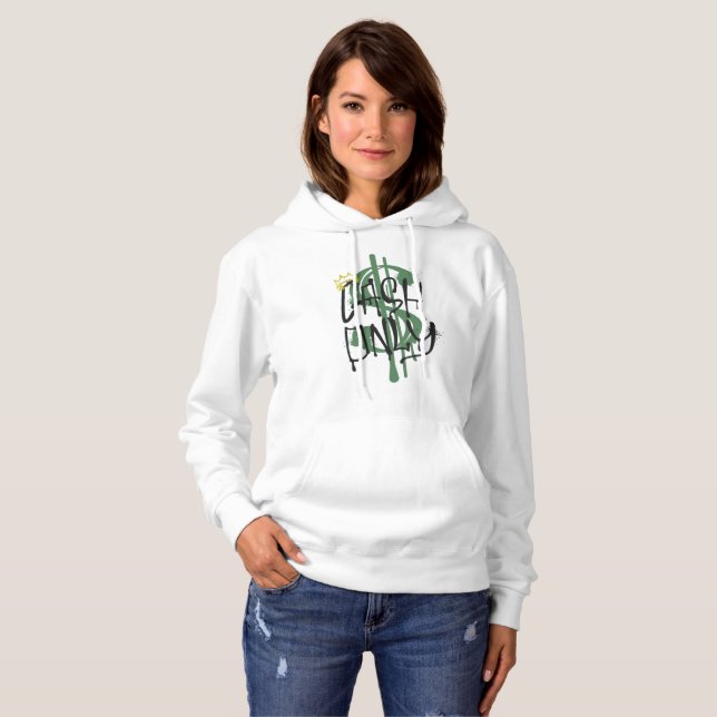 Sudadera El efectivo es el rey (Anverso completo)