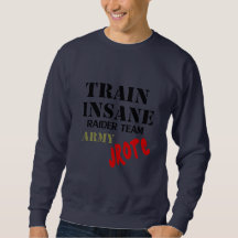 El ejército JROTC, entrena a insano, camiseta del