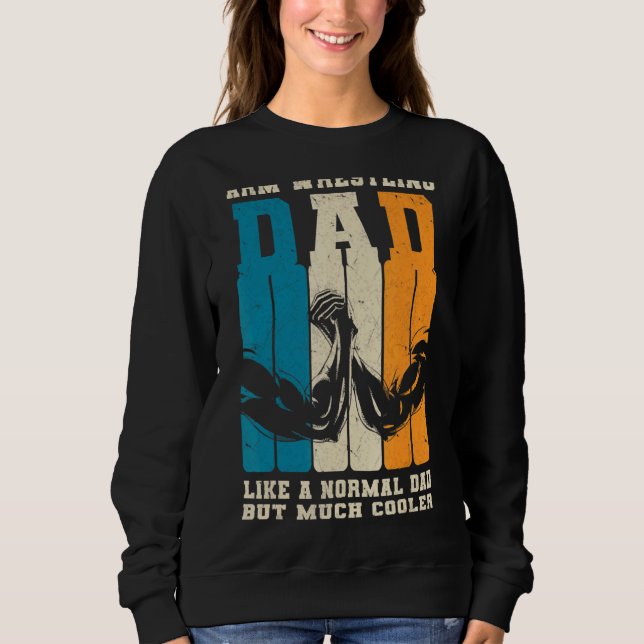 Sudadera El Ejército Retro Luchando A Papá Normal Pero El A (Anverso)