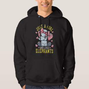 Sudadera El Elefante Ama Solamente A Un Chica Que Ama A Los