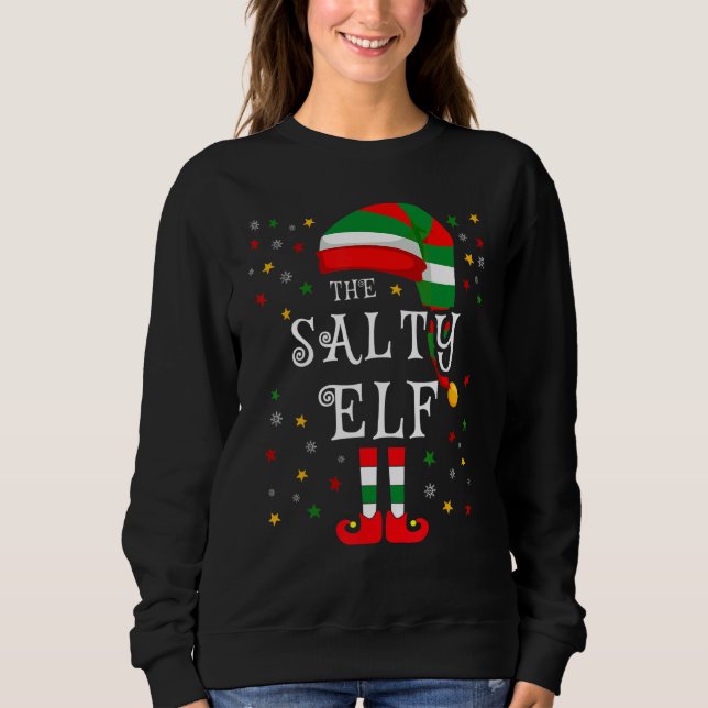 Sudadera El Elf Navidades Salty Elf Grupo Elf (Anverso)