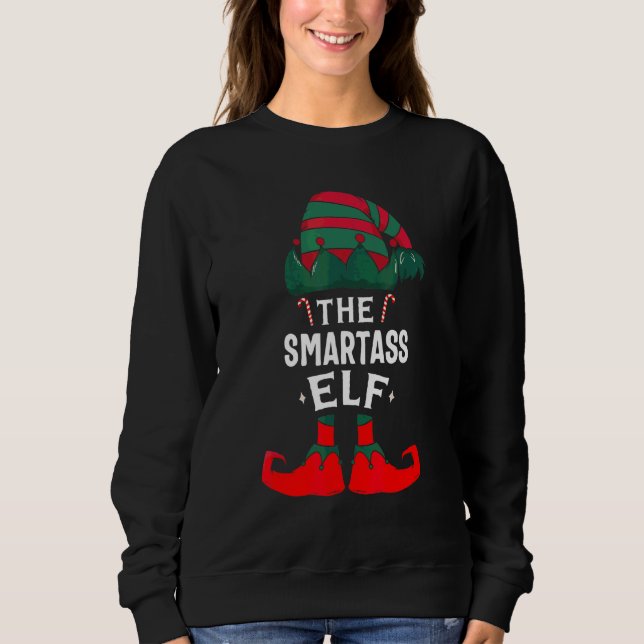 Sudadera El Elfo Sabelotodo Navidad Grupo Familiar Combinad (Anverso)