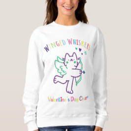 Sudadera El encanto El día de San Valentín de Winged Whiske
