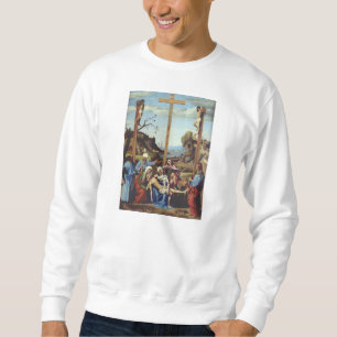 Sudadera El Entierro de Jesucristo Arte de Icono Sagrado