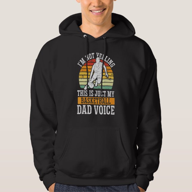Sudadera El entrenador de baloncesto Daddy Fathe (Anverso)