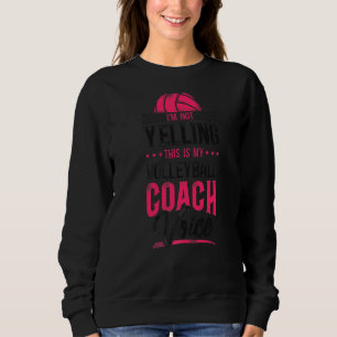 Sudadera El entrenador del equipo de voleibol Vintage no so