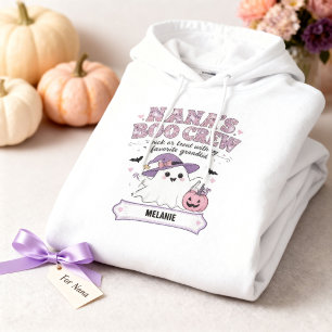 Sudadera El Equipo Boo de Nana 1 Nombre del Nieto Halloween