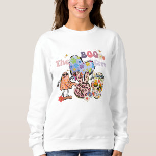 Sudadera El equipo de Boo retro Halloween