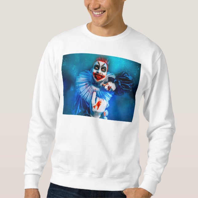 Sudadera El equipo de payasos de SlipperyJoe Feliz Hallowee (Anverso)
