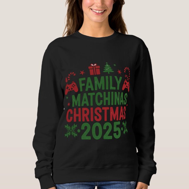 Sudadera El Equipo de Rebobinado de Navidad 2025 (Anverso)
