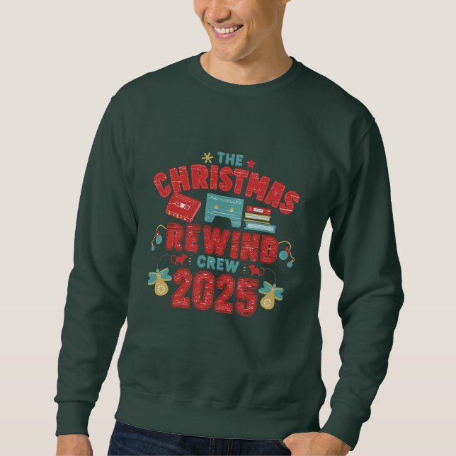 Sudadera El Equipo de Rebobinado de Navidad 2025 (Anverso)