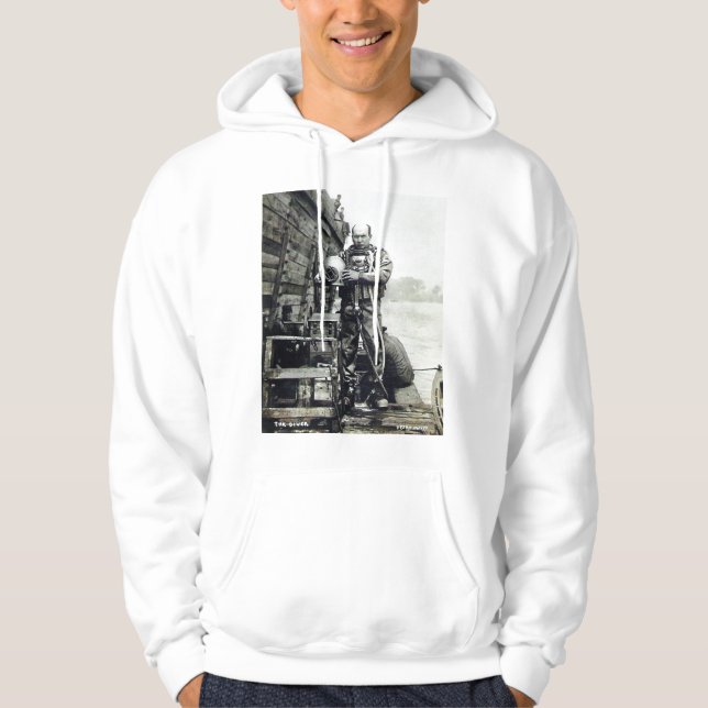 Sudadera El equipo de submarinismo del salto del casco de (Anverso)