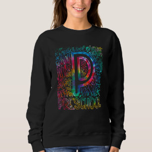 Sudadera El equipo de tipografía preescolar Tie Dye de vuel
