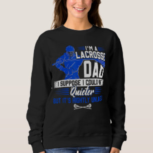 Sudadera El equipo deportivo de Goalie Player Lacrosse Dad
