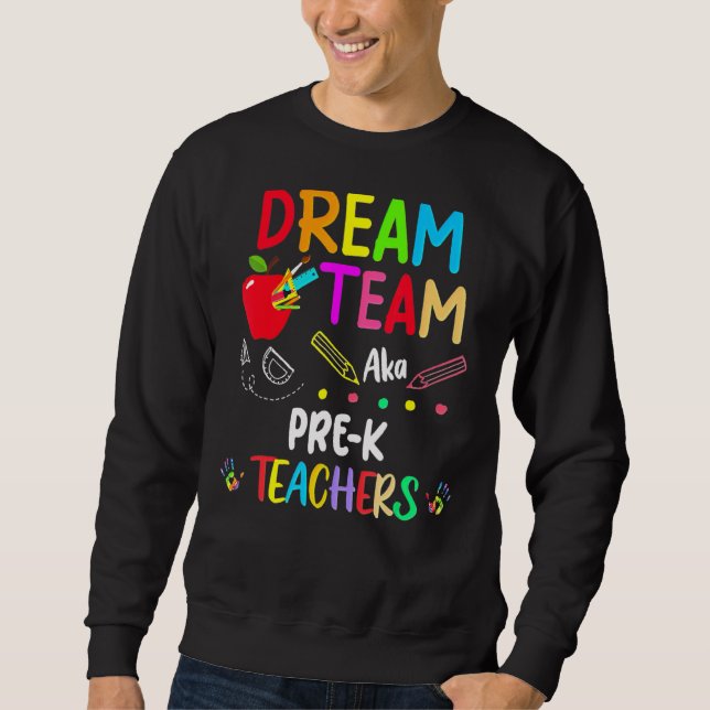 Sudadera El equipo Dream Prepara A Los Maestros De K De Vue (Anverso)