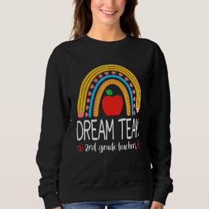 Sudadera El equipo soñador de profesores de 2º grado Boho R