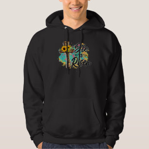 Sudadera Él es el leopardo del arcoiris de Risen, cristiano