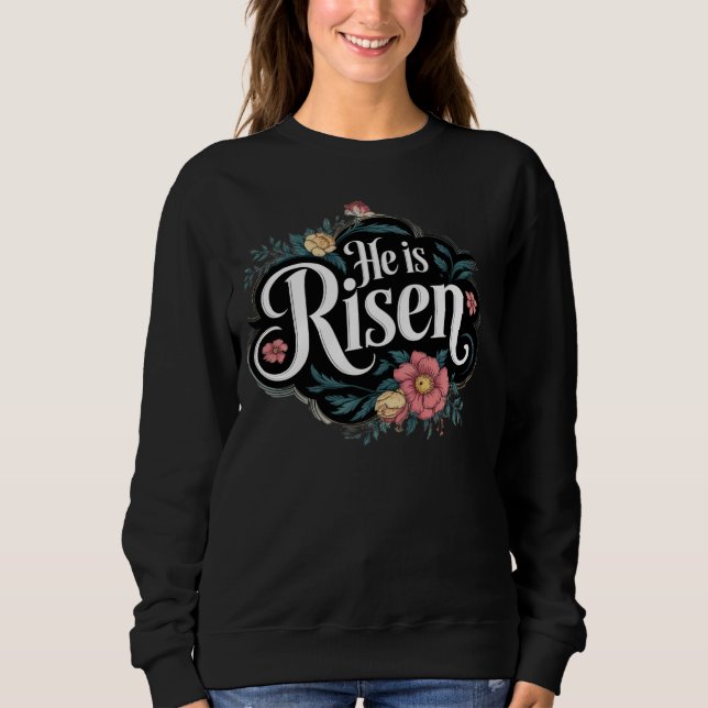 Sudadera Él es Risen (Anverso)