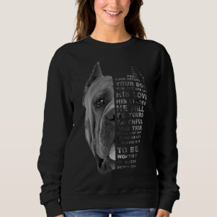 Sudadera Él Es Tu Amigo Tu Pareja Tu Perro Caña Corso