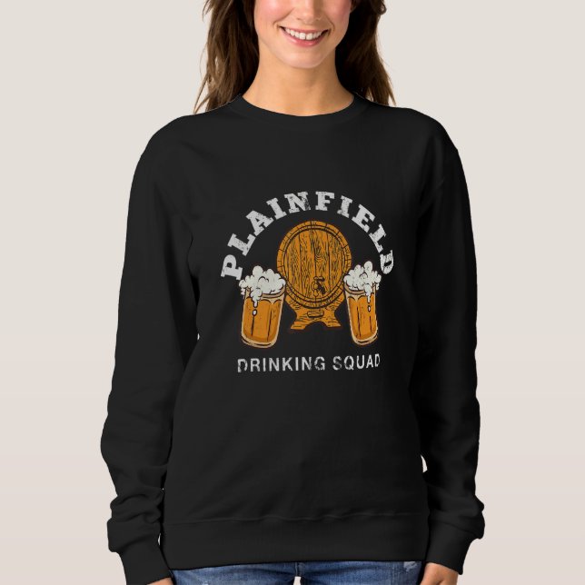 Sudadera El escuadrón de bebidas de Plainfield Illinois Hom (Anverso)