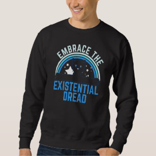 Sudadera El eslogan de los hilos de rosca del gato lindo el