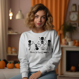 Sudadera El Esqueleto De Baile De Halloween Se Muda Al Funn