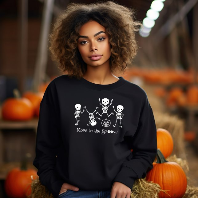 Sudadera El Esqueleto De Baile De Halloween Se Muda Al Funn (Subido por el creador)