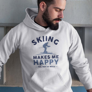 Sudadera El esquí me hace feliz no tanto
