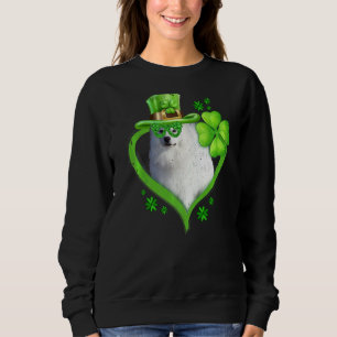 Sudadera El esquimal americano irlandés ama al perro shamro