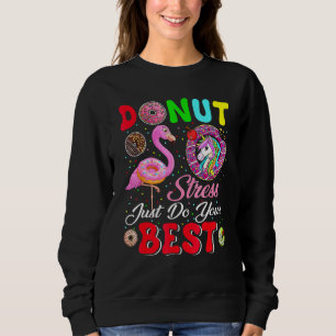 Sudadera El estrés de Donut Activa tu mejor flamenco