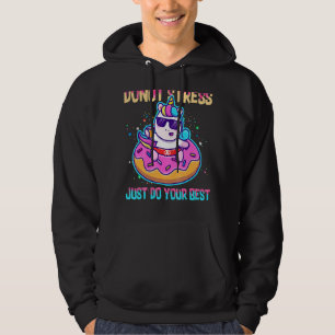 Sudadera El estrés de Donut simplemente hace tu mejor unico
