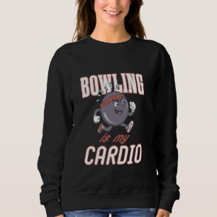 Sudadera El Estupendo Bowler Es Mi Bola De Bolos De Cardio