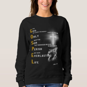 Sudadera El Evangelio Por Dios, Amamos Al Mundo