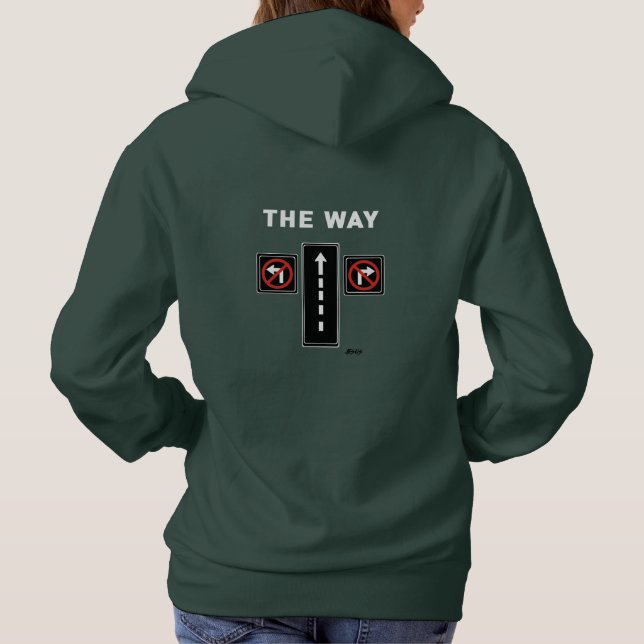 Sudadera El evangelismo callejero de la forma de la verdad (Reverso)