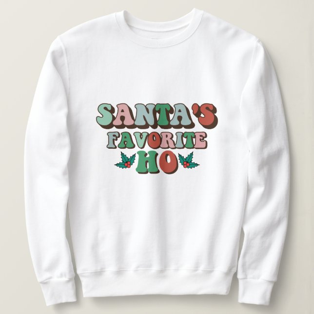 Sudadera El favorito de Santa (Anverso del diseño)