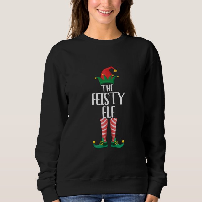 Sudadera El Feisty Elf Family Mating Group Navidades Gif (Anverso)