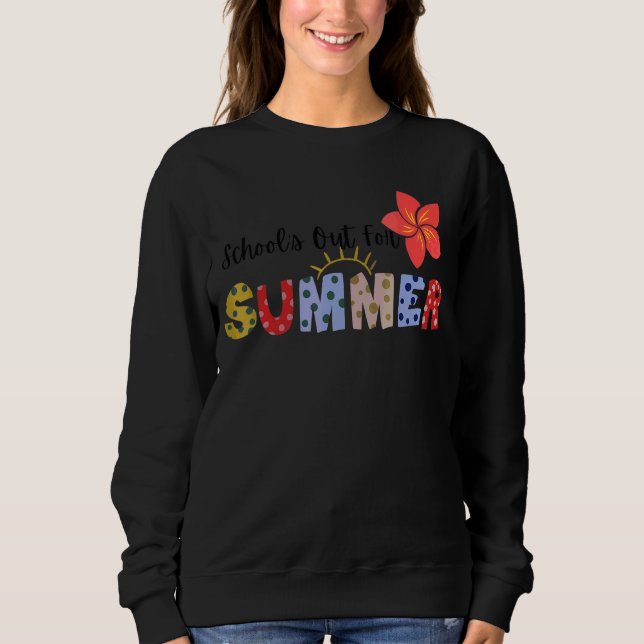 Sudadera El fin de año de la escuela para el verano pasado  (Anverso)