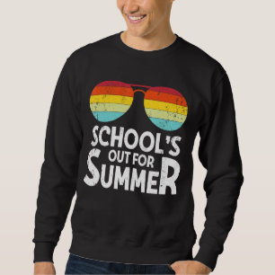 Sudadera El fin de año de la escuela para el verano pasado