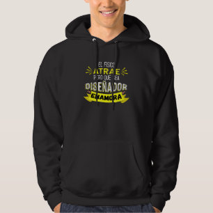 Sudadera El físico atrae pero que sea diseñador enamora