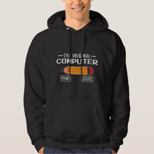 Sudadera El friki nerd sarcástico original de la computador