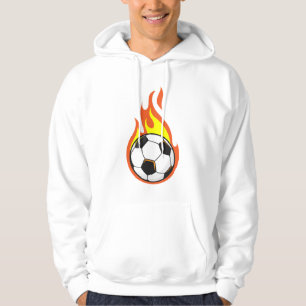 Sudadera El fútbol en llamas