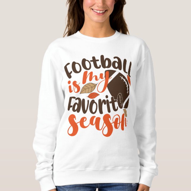 Sudadera El fútbol es mi sesión favorita (Anverso)