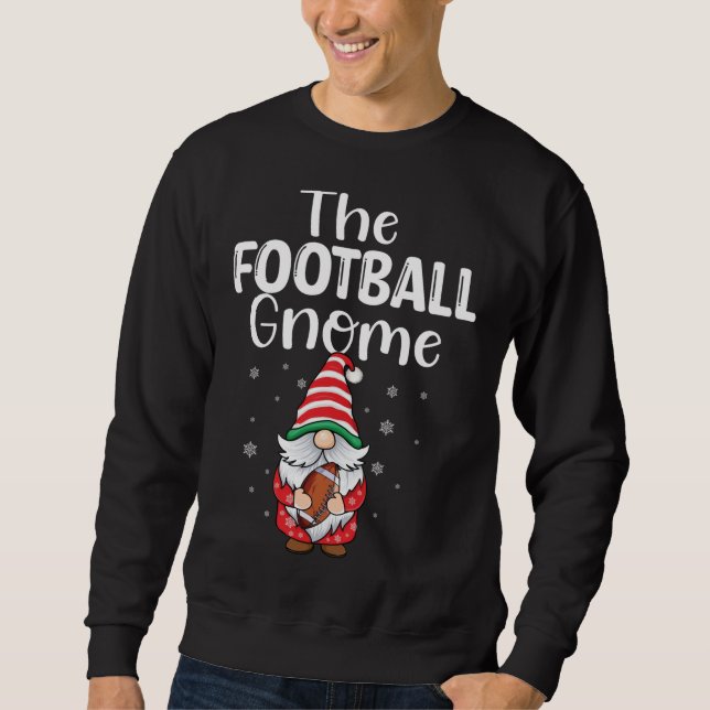 Sudadera El fútbol Gnomes cheque rojo Patrón de juego Crist (Anverso)