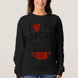 Sudadera El Fútbol Me Encanta Los Grandes Sacos Y Los Fines